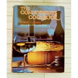 The Connoisseur's Cookbook by Robert Carrier‎ 1965 Vtg 1st Edition Hardcover DJ